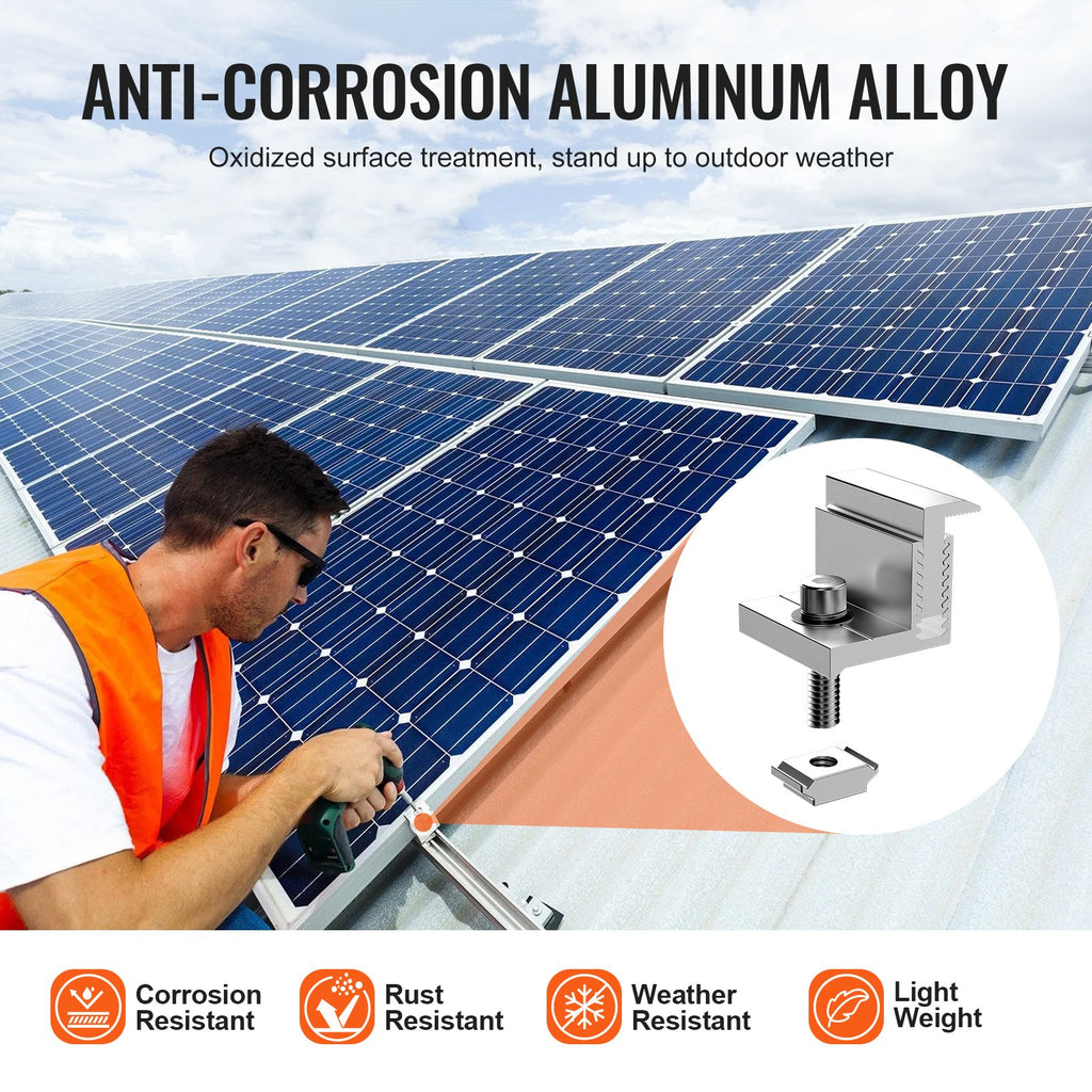 Saulės kolektorių laikikliai VEVOR SF-SS-SKU4, 20 vnt.