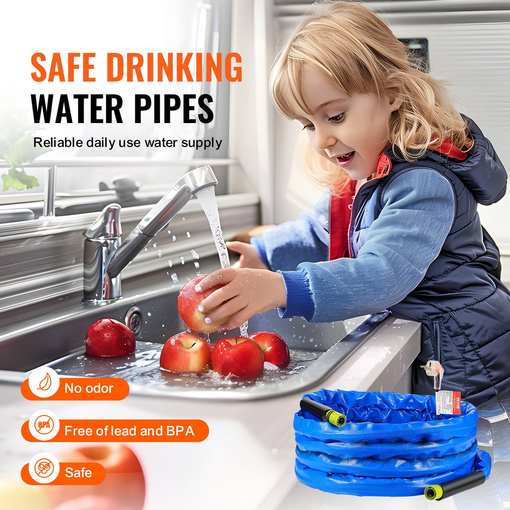 Šildoma vandens žarna VEVOR SRTHRV25-EU, 7,6 m