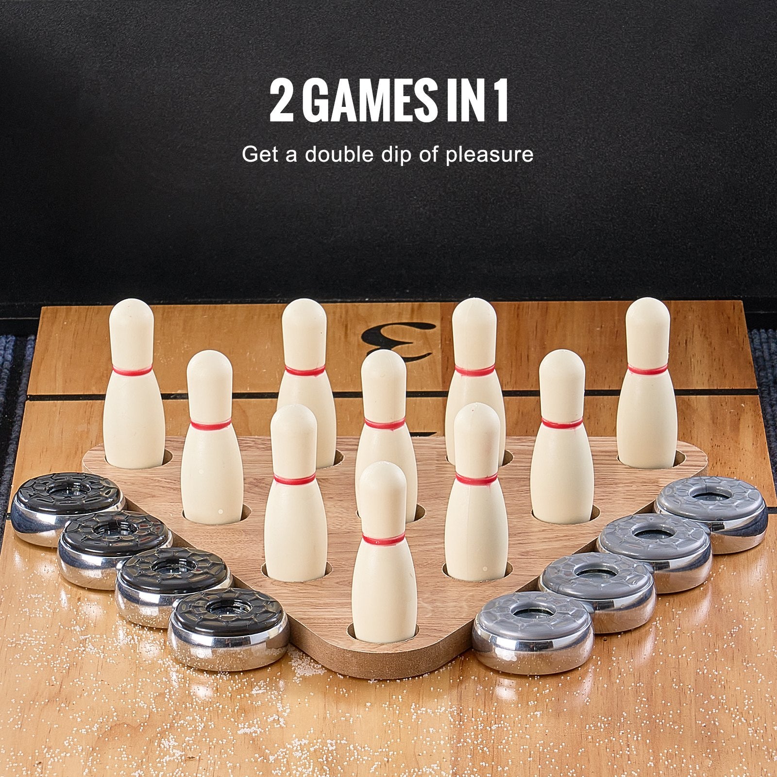 Shuffleboard stalas VEVOR SUS-11F01, 3,5 m ilgio