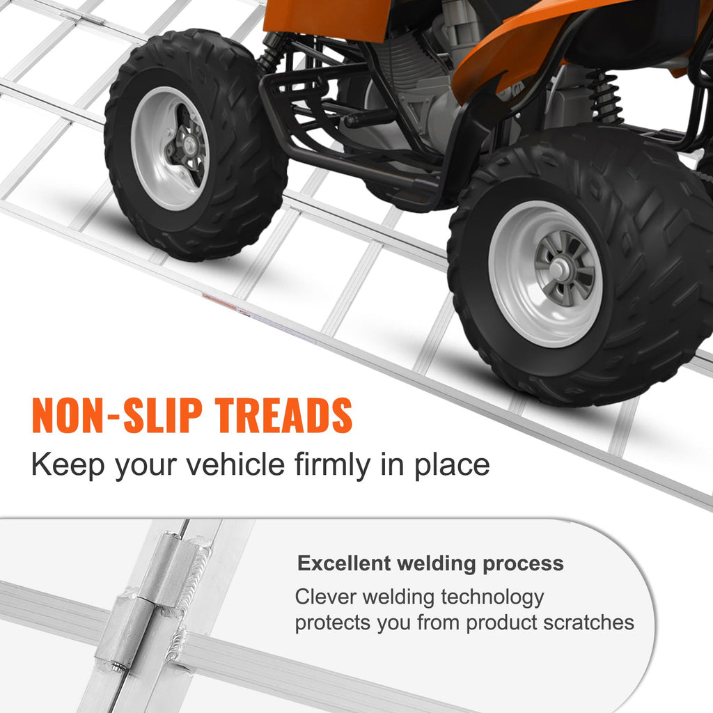 Aliumininė rampa VEVOR ATV-006B8-1, 680 kg