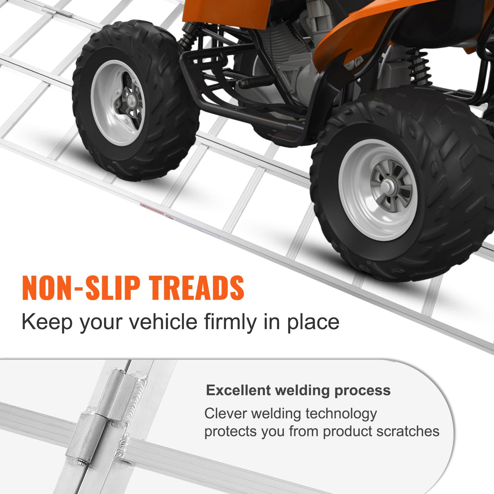 Aliumininė rampa VEVOR ATV-006B8-1, 680 kg