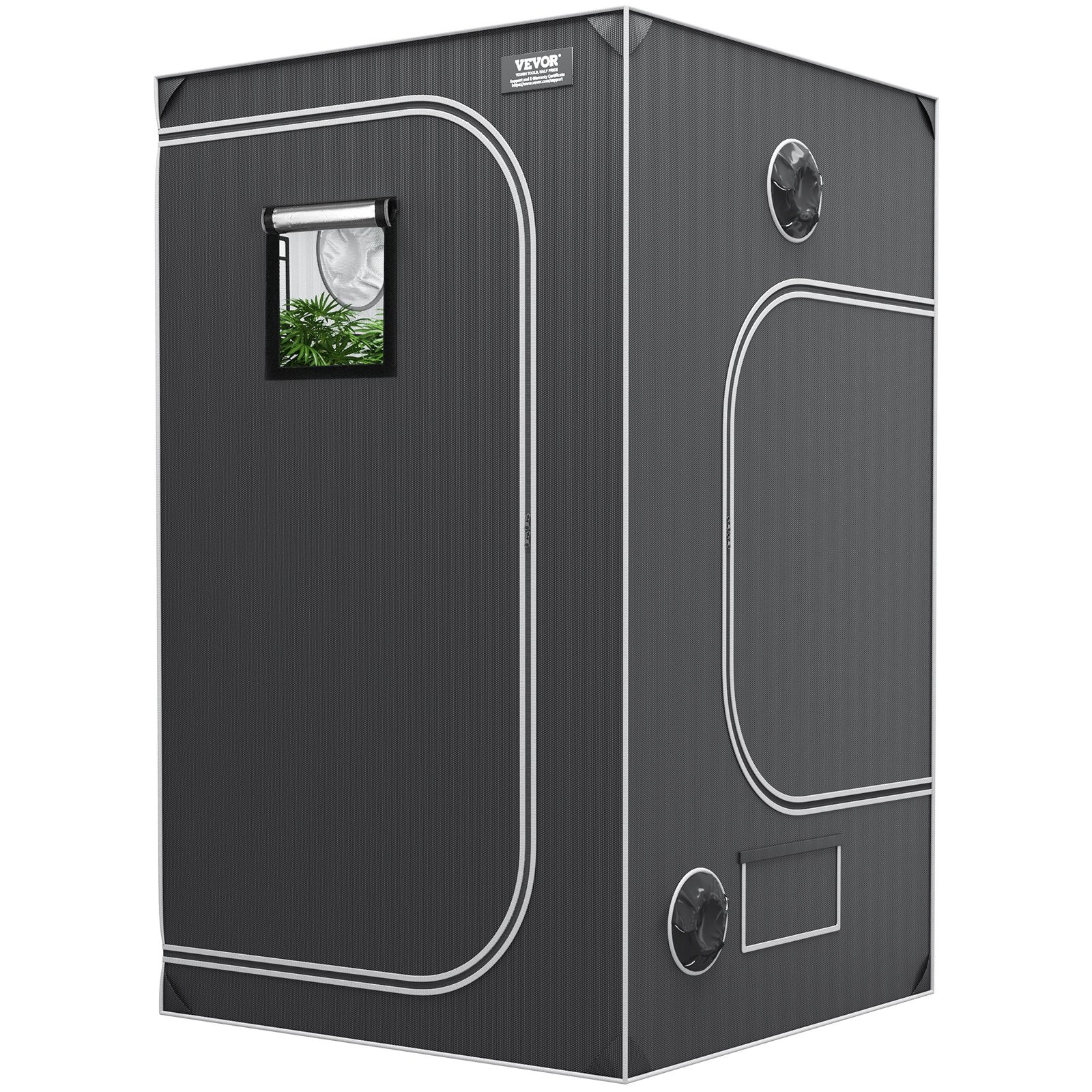 Auginimo palapinė VEVOR GT2000D48, 122 x 122 x 203 cm